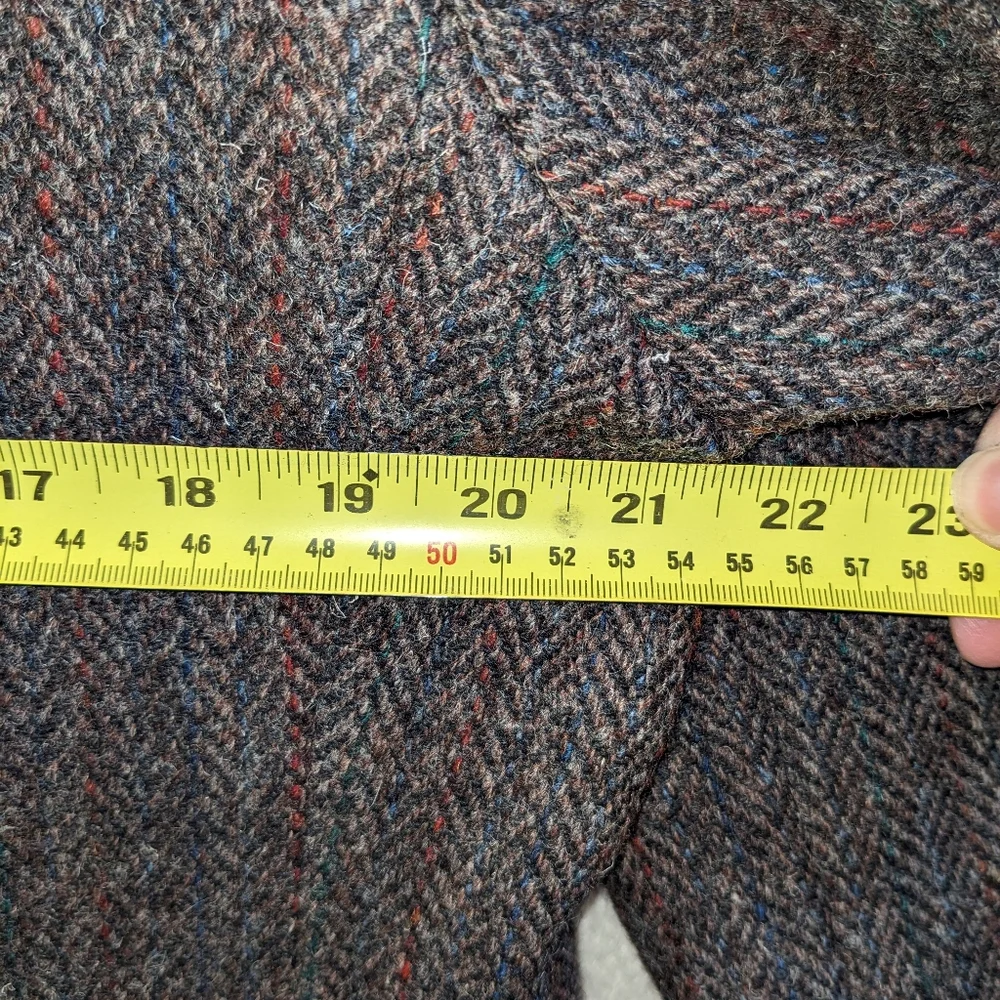 Men's Herringbone Wool Blazer - Gray - Picture 10 of 15